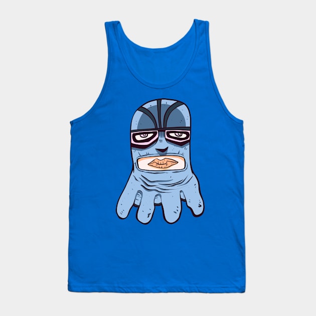 Masked Tank Top by revjosh